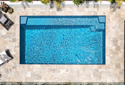 birds eye view of the horizon pool