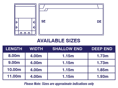 hampton-pool-spa-wader-size-diagram