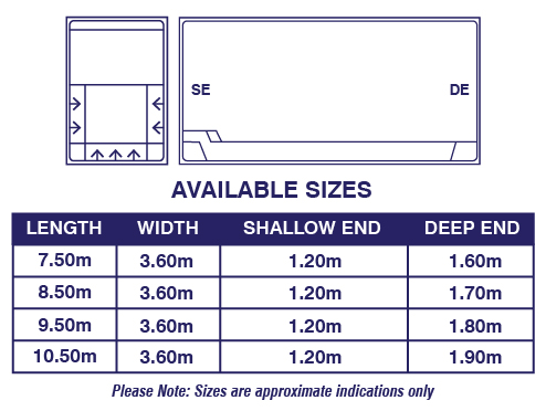 horizon-pool-spa-wader-size-diagram